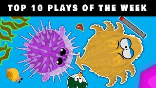 TOP 10 EXTREME MOPE.IO PLAYS OF THE WEEK #4 / DEMON FISH DESTROYS SEA MONSTER in MOPE.IO