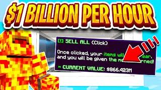 INSANE IS TOP 5 MAKES $1 BILLION PER HOUR! | Minecraft Skyblock | PvPWars | Retro [3]