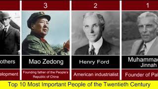 Top 10 Most Important People of the Twentieth Century