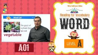 Reading for Vocabulary WORD | Level A | Lesson 01 |  Brian Stuart I ( Learn English )