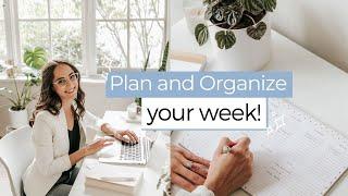 How to Plan and Organize for the Week Ahead | My Organized Sunday Routine!