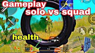 pubg mobile solo vs squad gameplay, best fight last circle,