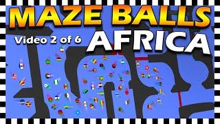 Country Maze Balls Africa - Marble Race