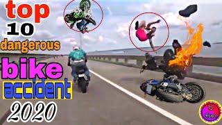 Top 10 most dangerous and crashes bike accident 2020 !!