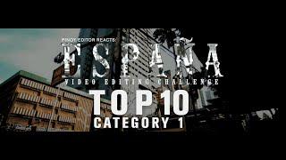 Pinoy Editor Reacts | España Editing Challenge | Top 10 - Category 1