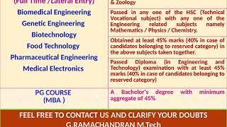Top 10 Best Medical Engineering Course  in Tamil Nadu