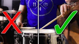 Drum Rudiments: Don't Do This, Do This Instead