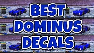 Top 10 Dominus Decals in Rocket League!