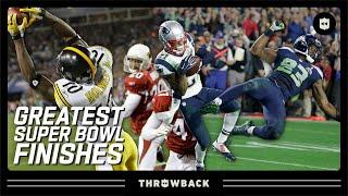 Greatest Super Bowl Finishes: Holmes Toe-tap, One Yard Short, & More!