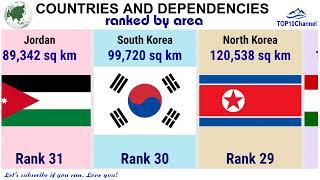 Ranking ASIAN countries by AREA|TOP 10 Channel