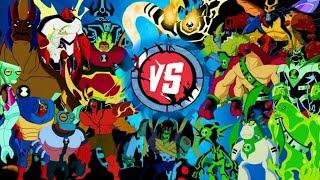 #Ben10 Ben 10 Aliens Vs Aliens||Fusion Vs Ultimate Vs Normal Aliens||Mega Battle||By Cartoon Capital