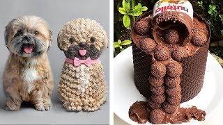 Most Satisfying Birthday Cake | Amazing Chocolate Cake Decorating compilation | So yummy tasty cake