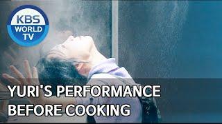 Yuri's performance before cooking [Stars' Top Recipe at Fun-Staurant/2020.04.07]