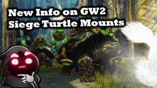 New Info on Guild Wars 2 Siege Turtle Mounts; Reactions, Thoughts, & Predictions