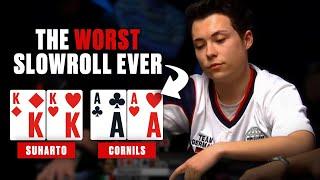 The WORST SLOW ROLL in Poker History ♠️Best Poker Clips ♠️ PokerStars