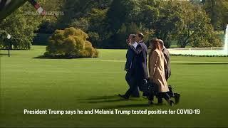 Trump says he tested positive for coronavirus