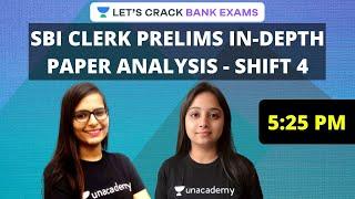 SBI Clerk Prelims 2020 In-Depth Paper Analysis Shift 4 | 1st March 2020 | Review & Expected Cut-Off