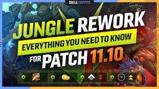 The JUNGLE REWORK: Everything You NEED to Know for Patch 11.10 - League of Legends Season 11