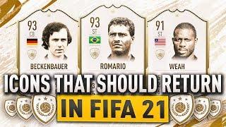 FIFA 21 | ICONS THAT SHOULD RETURN IN FIFA 21!!! (FT. ROMÁRIO, WEAH, BECKENBAUER AND MORE!!!)