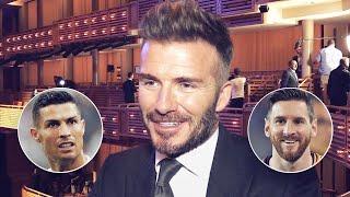 David Beckham finally reveals who is better out of Cristiano Ronaldo and Lionel Messi | Oh My Goal