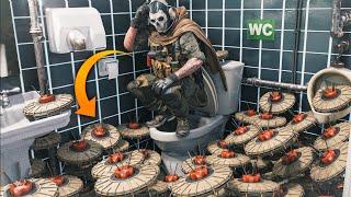 *wtf* TOILET TRAP TRICK - COD Warzone DAILY WTF Moments Ep.33