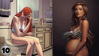Top 10 Superheroes Who Got Pregnant - Part 3