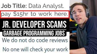 JR. DEVELOPER SCAMS - GARBAGE PROGRAMMING JOBS | #grindreel