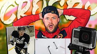 SOCCER FAN Reacts to SIDNEY CROSBY w/ GO PRO  || this blew my mind...