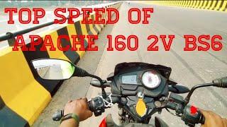 Top speed of my Apache 160 2v bs6 after first service 