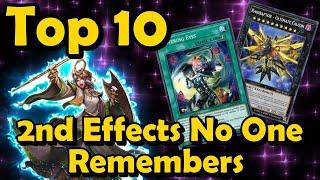 Top 10 Cards With 2nd Effects No One Remembers in YuGiOh