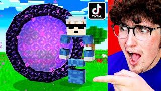 I Tested 5 INSANE TIKTOK Minecraft Hacks That You'll NEVER BELIEVE WORK!