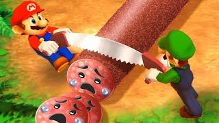 Mario Party The Top 100 MiniGames - Luigi Vs Mario Vs Daisy Vs Peach (Master Cpu)