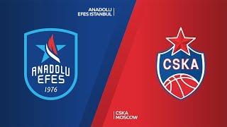 Anadolu Efes Istanbul - CSKA Moscow Highlights | Turkish Airlines EuroLeague, RS Round 15