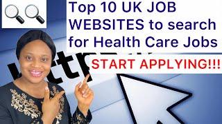 Top 10 UK Websites To Search for Jobs // Get A Sponsored Job In The Uk