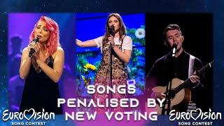 Top 30 Songs Penalised By The New Voting System | Eurovision Song Contest [2016-2021]