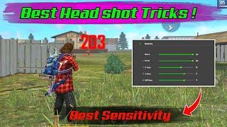 Best Head Shots Tricks in Free Fire || Best Head shot sensitivity || Free Fire Tricks Tamil