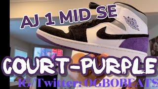 AIR JORDAN 1 MID SE COURT PURPLE REVIEW: MID GANG 