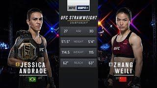 UFC 248 Free Fight: Zhang Weili vs Jessica Andrade