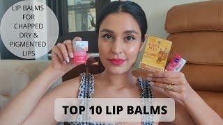 TOP 10 LIP BALMS AVAILABLE IN INDIA | Starting Rs. 35/- | Chetali Chadha