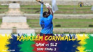 SEMI FINAL TWO KEY PLAYER | RAHKEEM CORNWALL | #CPL20 #GAWvSLZ #CricketPlayedLouder