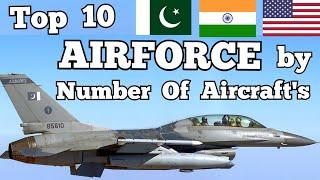 Top 10 AIR FORCE In The World By Number Of Aircraft's | Top 10 Air force | Jf 17 Thunder Block 3