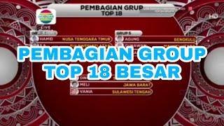 PEMBAGIAN GROUP TOP 18 BESAR LIDA 2020