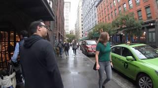 ⁴ᴷ⁶⁰ Walking NYC (Narrated) : Streets of DUMBO & Vinegar Hill, Brooklyn (October 27, 2019)