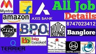 All job banglore update one video || top job banglore || Fresher job banglore // job #Ganeshagency