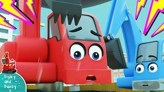 Scout's Rescue | Construction Vehicles | Kids Trucks | Cartoons and Kids Songs | Digley and Dazey