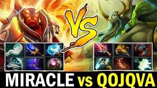 MIRACLE vs QOJQVA — Godlike Ember vs Godlike Furion Dota2