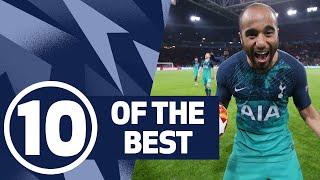 10 OF THE BEST | INCREDIBLE INJURY TIME WINNERS! Ft. Lucas Moura, Heung-min Son and Harry Winks!