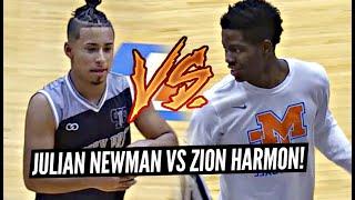 Julian Newman vs Zion Harmon!! Best Friends BATTLE In Front Of Sold OUT Crowd!! Zion Drops 33!!