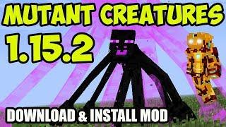 MUTANT CREATURES MOD 1.15.2 minecraft - how to download & install Mutant Creatures Reborn 1.15.2