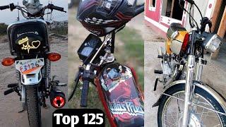 Top 10 Honda125 Modified Bike In Pakistan | Part 4 | Change World